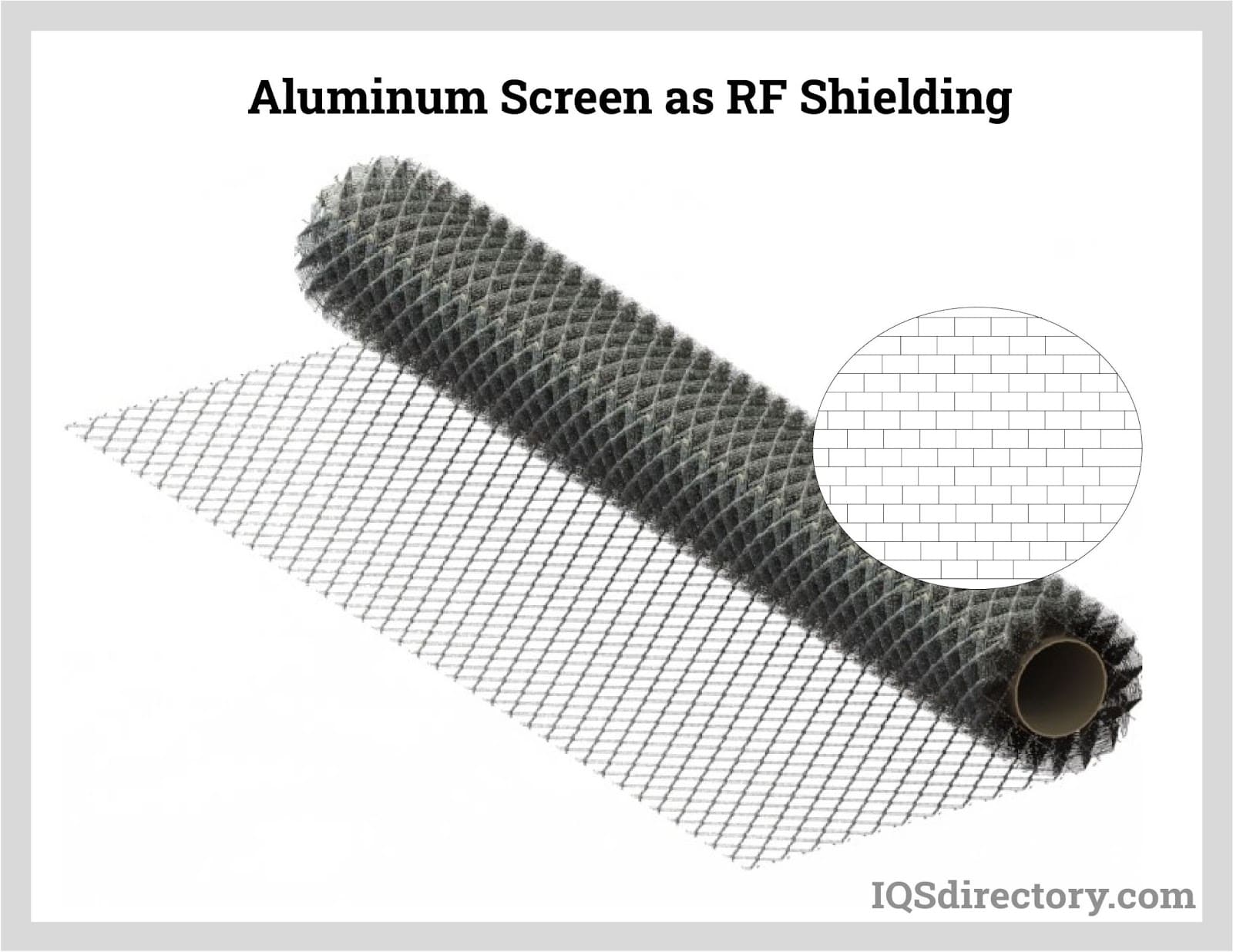aluminum screen as rf shielding
